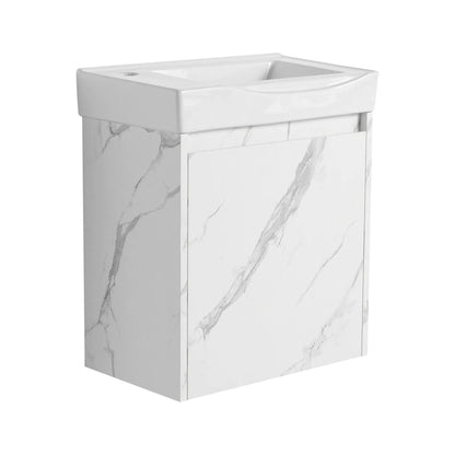 Modern Bathroom Vanity with Ceramic Basin Sink
