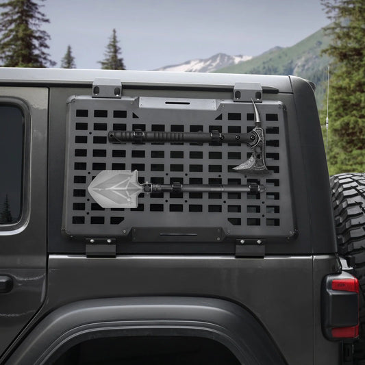 Rear Window Molle Panel System for Jeep Wrangler