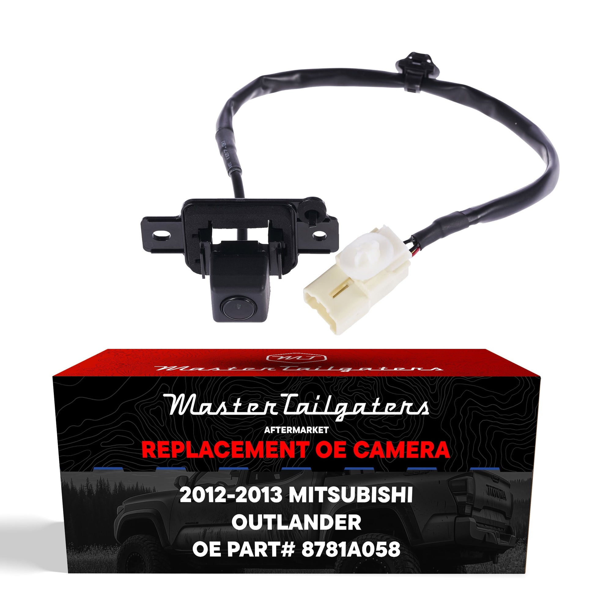 Master Tailgaters OEM backup camera for 2012-2013 Mitsubishi Outlander, housing with harness on Tampa Home & Garden Store