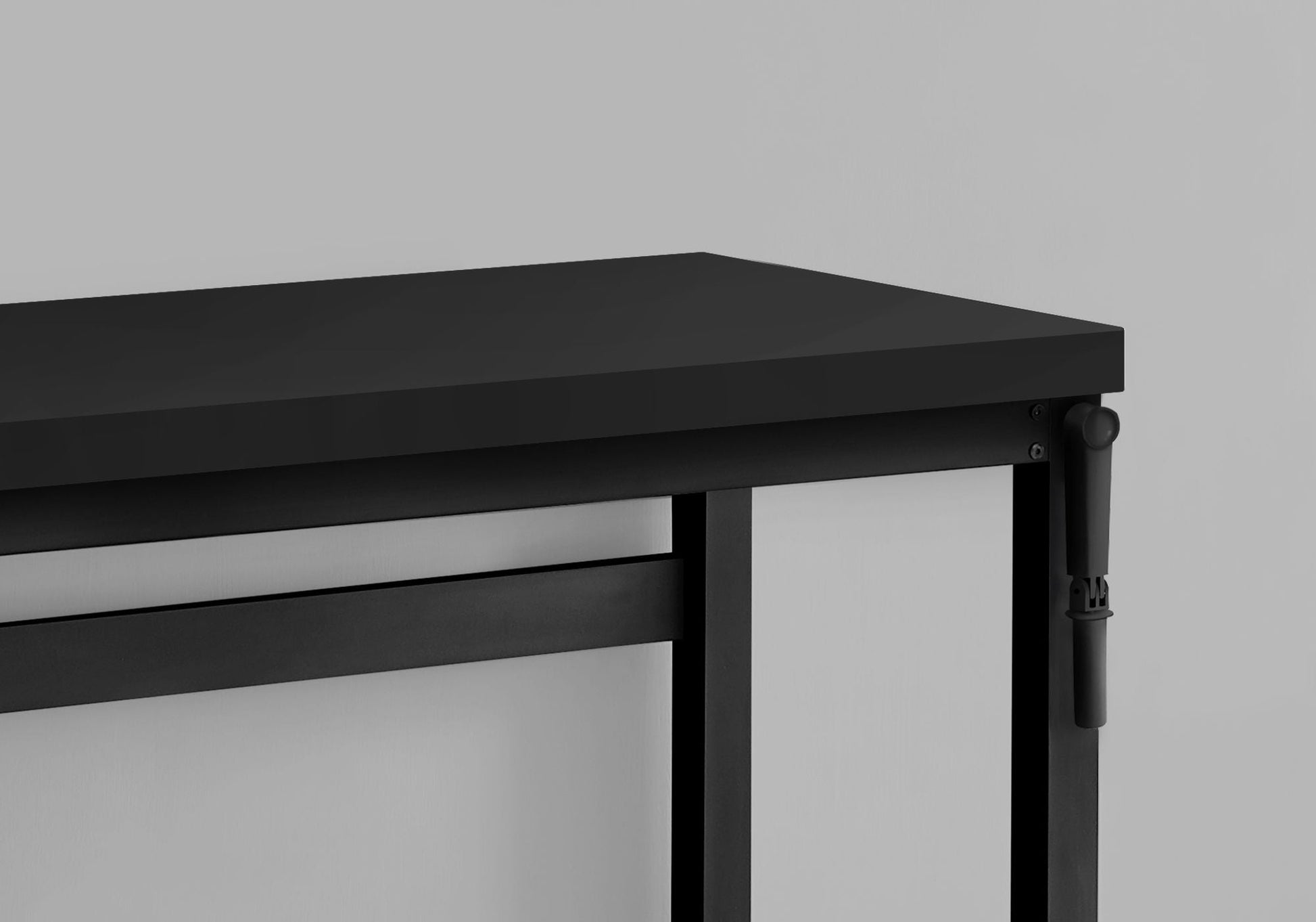 Adjustable standing computer desk black metal frame HouseOfZazla on Tampa Home & Garden Store