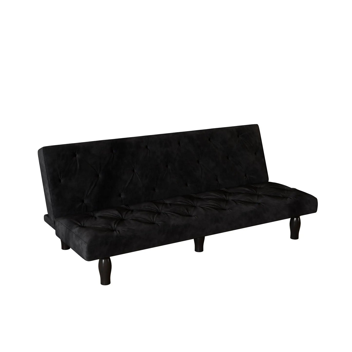 Sofa Bed With Adjustable Backrest black tufted fabric with legs Unique Piece Furniture on Tampa Home & Garden Store