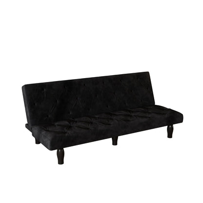 Sofa Bed With Adjustable Backrest black tufted fabric with legs Unique Piece Furniture on Tampa Home & Garden Store