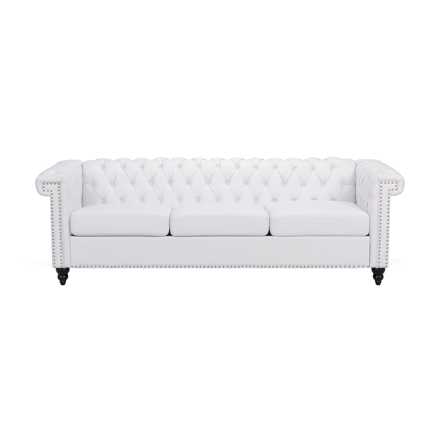 Chesterfield 3 Seater Sofa and Button Tufting