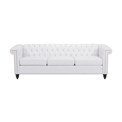 Chesterfield 3 Seater Sofa and Button Tufting