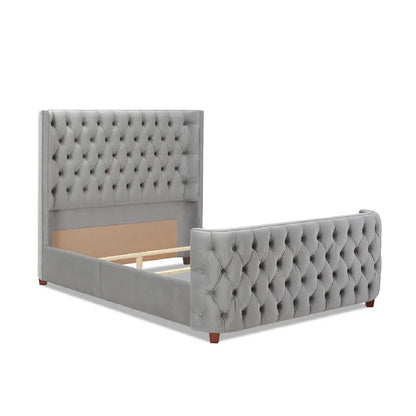 Brooklyn Tufted Bed Headboard and Footboard Set