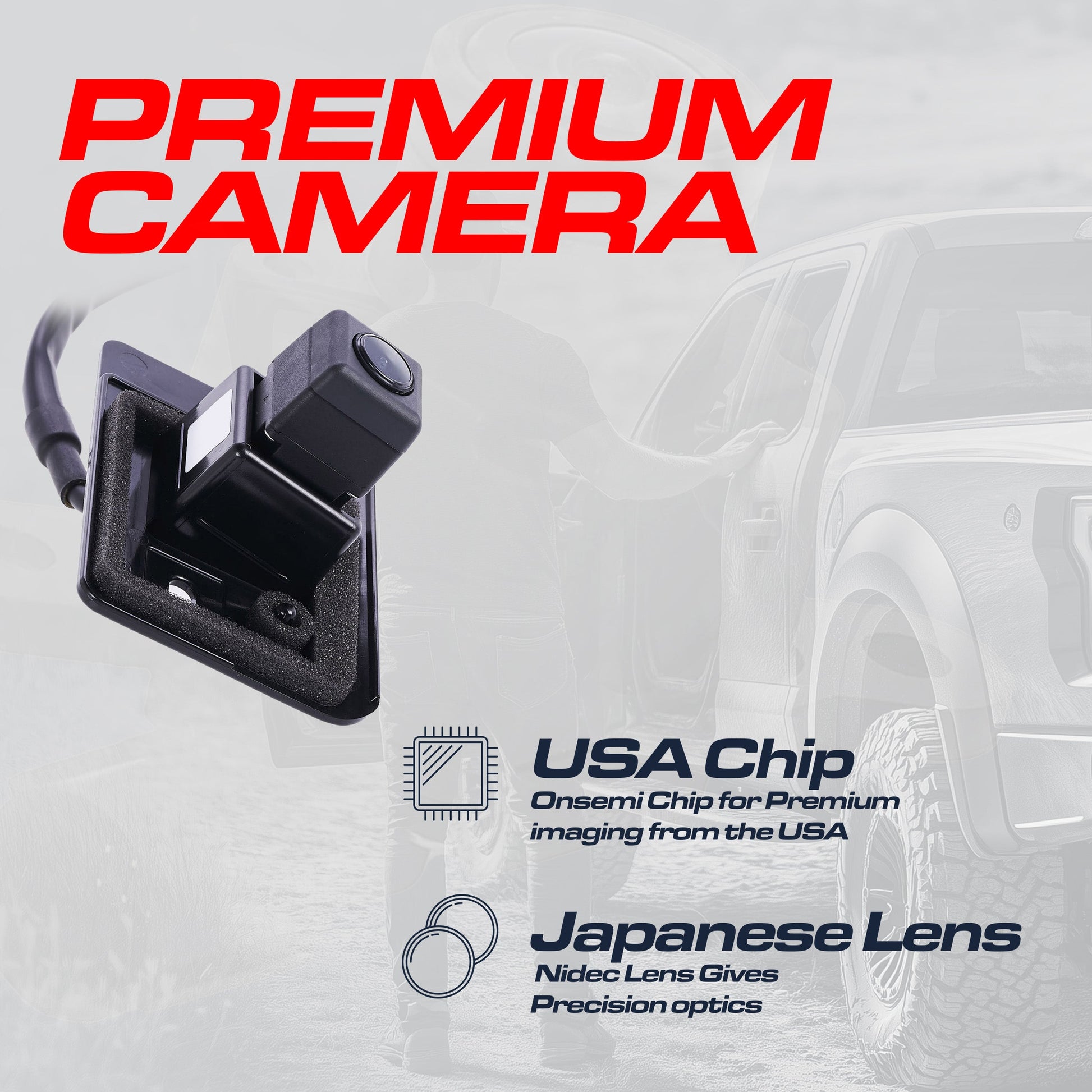 Mitsubishi Outlander 2014-2015 OEM backup camera by Master Tailgaters, OE #8781A043, black housing on Tampa Home & Garden Store