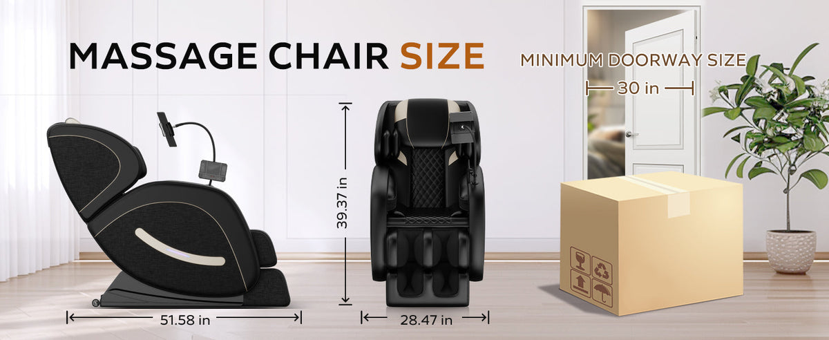 Massage chair recliner by HouseOfZazla with zero gravity and full body air pressure on Tampa Home & Garden Store