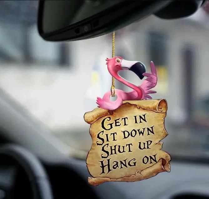 Car Pendant Sleeping Dog Angel Decor Hanging