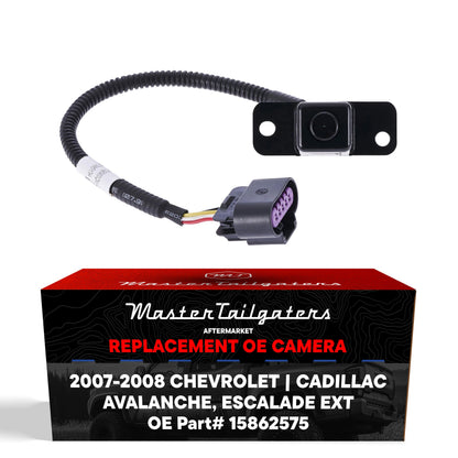 Backup camera OEM replacement for 07-08 Chevy Avalanche & Escalade EXT, black housing on Tampa Home & Garden Store