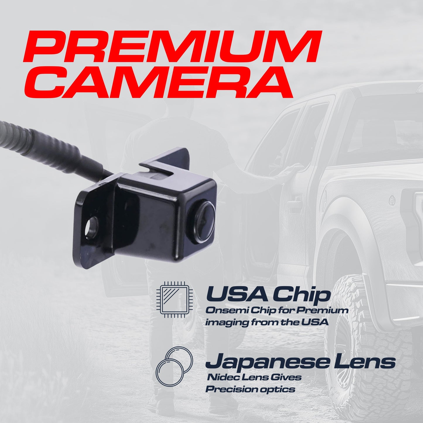 OEM backup camera for 2007–2008 Chevy Avalanche and Cadillac Escalade EXT, black, part #15862575 on Tampa Home & Garden Store