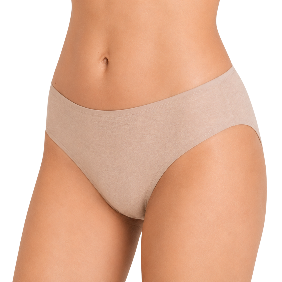 Everyday Classic Fit Bikini bottom in beige hemp fabric by Net Positive on Tampa Home & Garden Store
