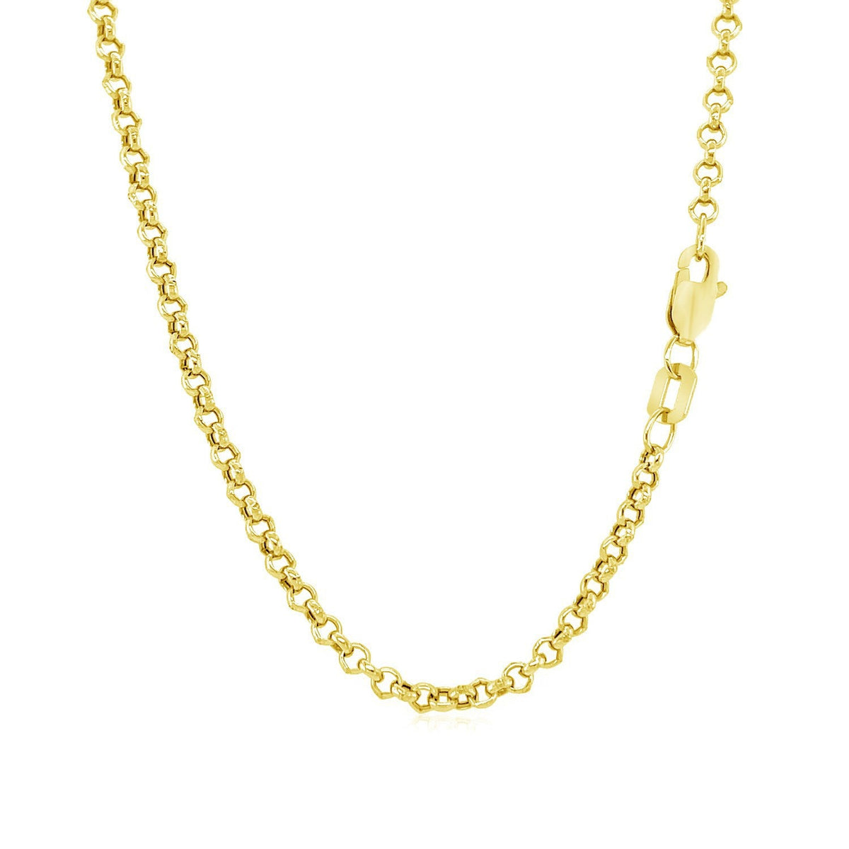 2.3mm 10k yellow gold rolo chain necklace by Bids.com on Tampa Home & Garden Store