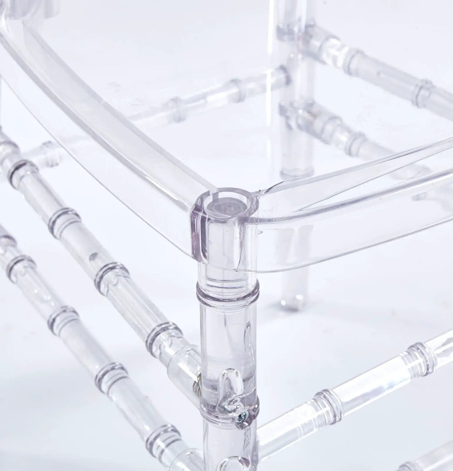 Transparent Plastic Dining Chairs Set of 4