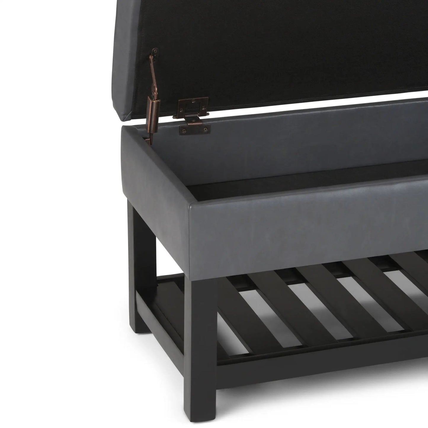 Cosmopolitan Storage Ottoman Bench Open Bottom
