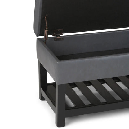 Cosmopolitan Storage Ottoman Bench Open Bottom