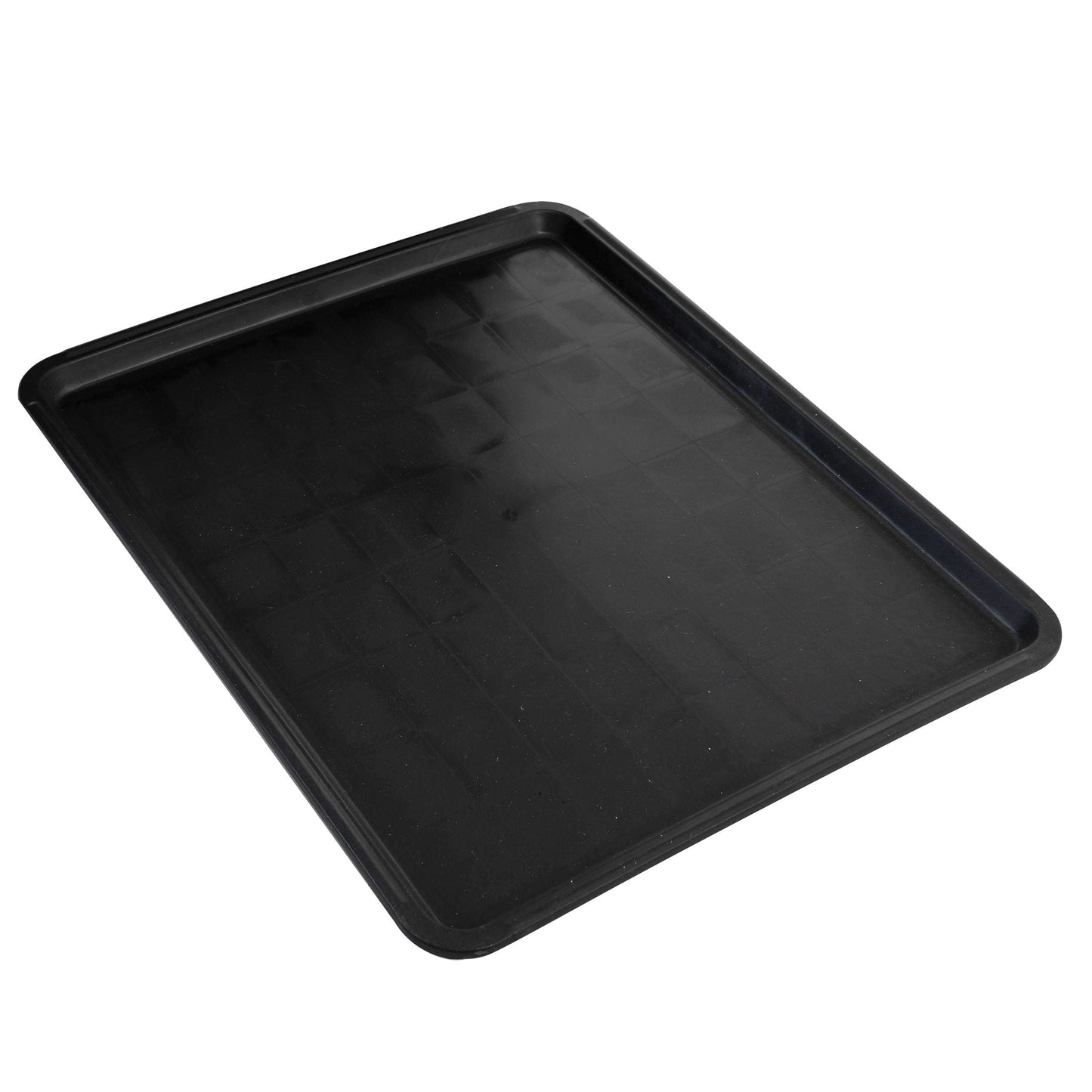 Heavy duty dog crate bottom tray in black plastic for cages on Tampa Home & Garden Store