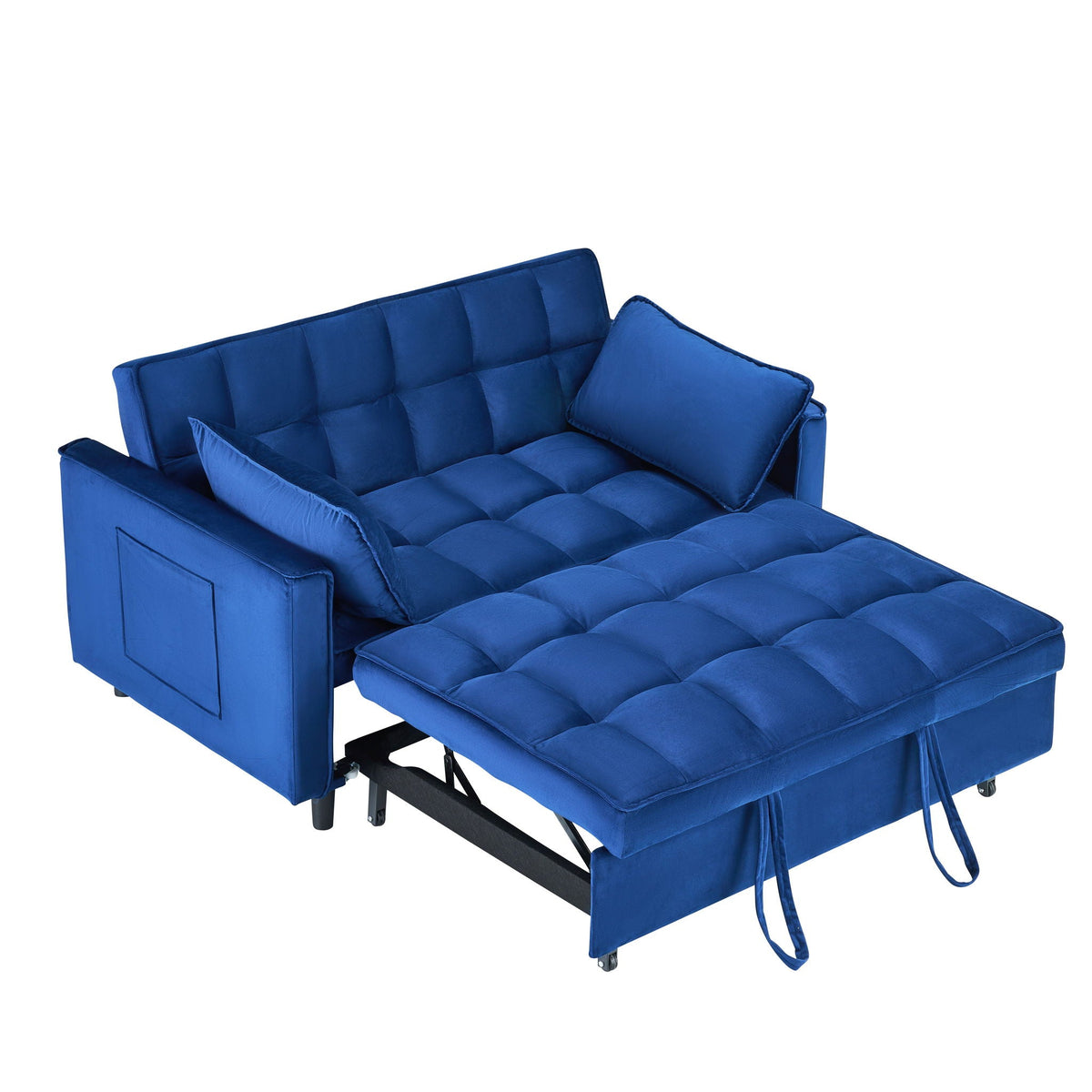 Large 3 In 1 Sofa Bed and Velvet Living Room