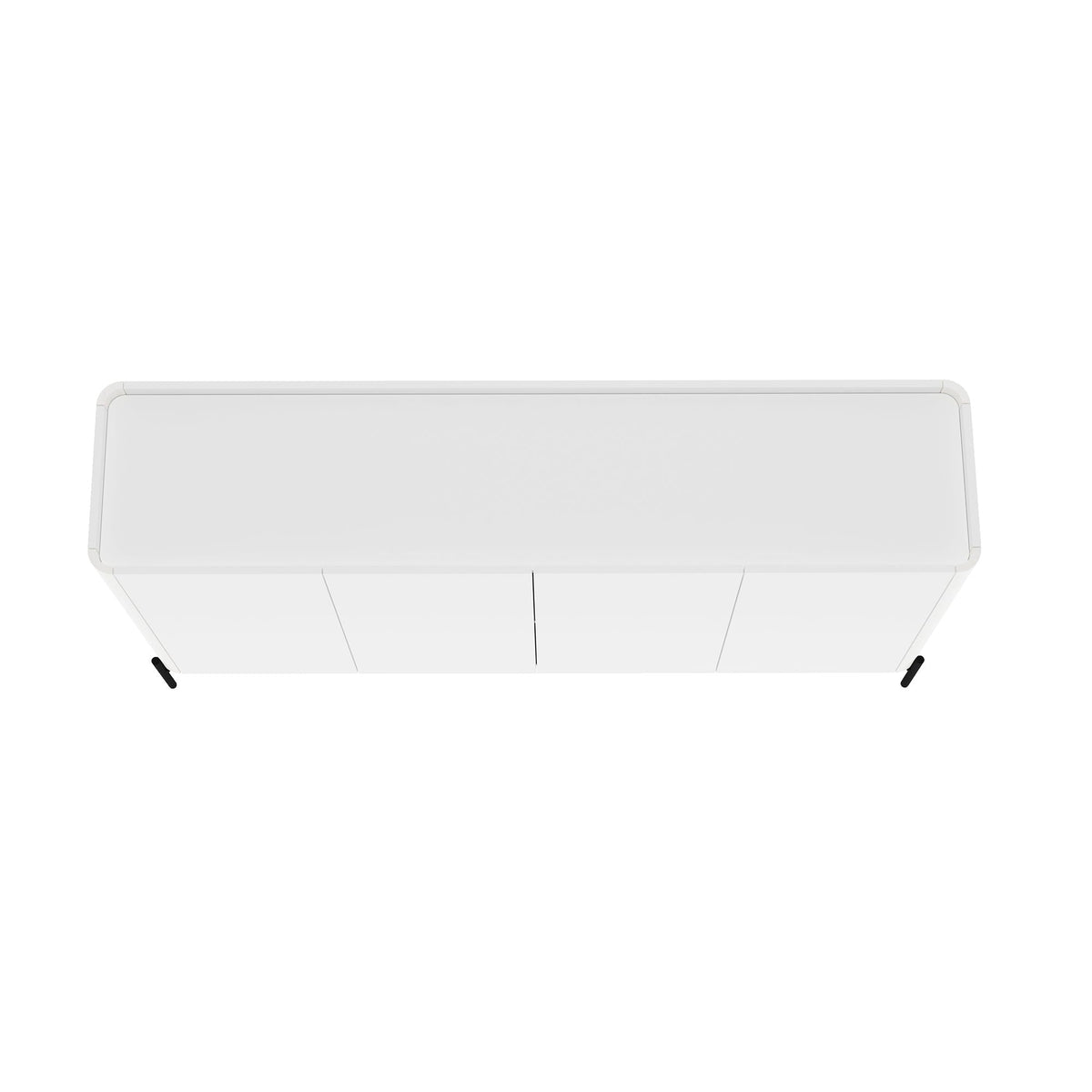 Abbey Sideboard with adjustable shelves in white, modern design by HouseOfZazla on Tampa Home & Garden Store
