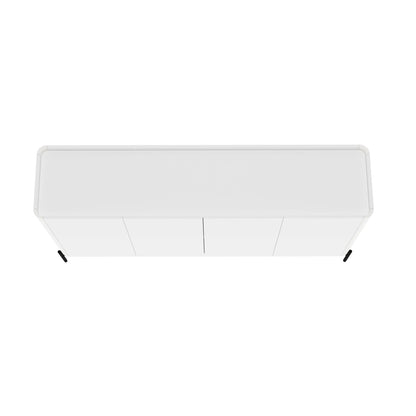 Abbey Sideboard with adjustable shelves in white, modern design by HouseOfZazla on Tampa Home & Garden Store