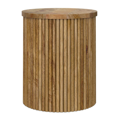 Demy Handcrafted Metal Accent Table Industrial
