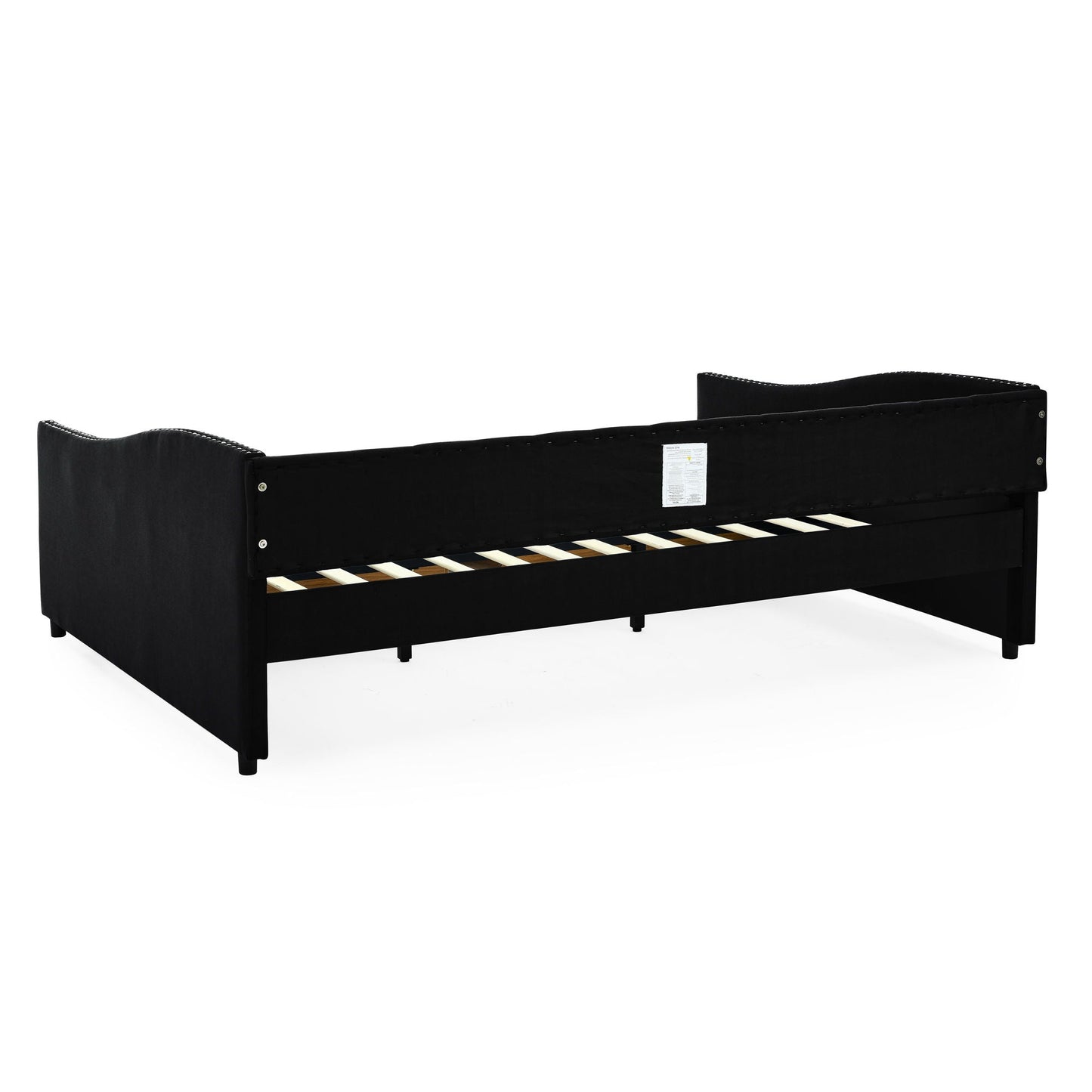 Upholstered Tufted Daybed with Storage Drawers