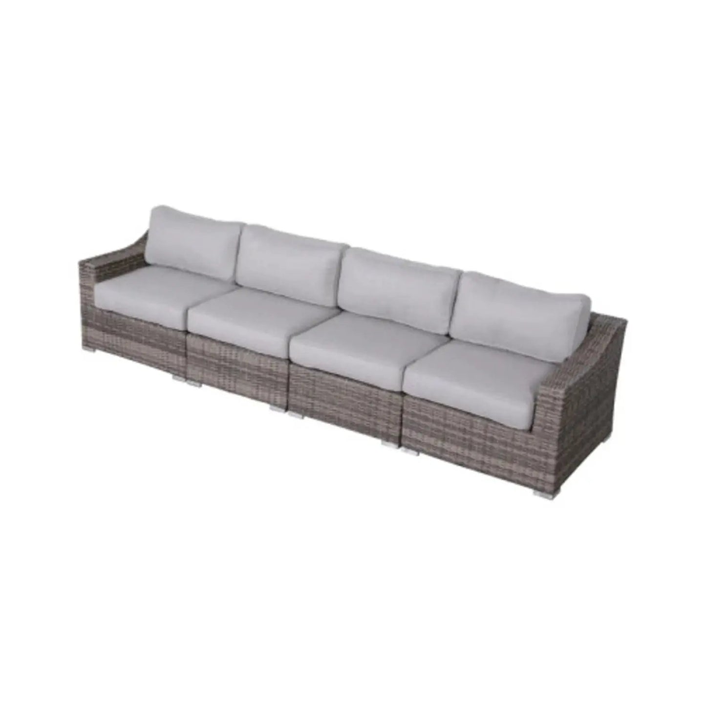 Outdoor Rattan Wicker Sectional with Cushions