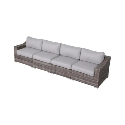 Outdoor Rattan Wicker Sectional with Cushions