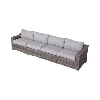 Fully Assembled Rattan Wicker Outdoor Sectional
