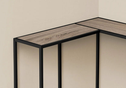 Corner Console Table With L Shaped Design
