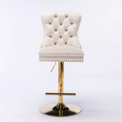 Thick Swivel Barstools with Adjustable Height