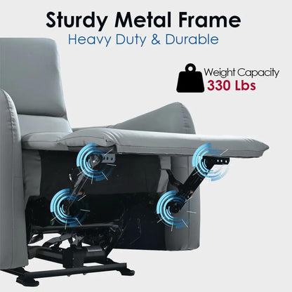 Wall Hugger Power Recliner Chair with USB Port