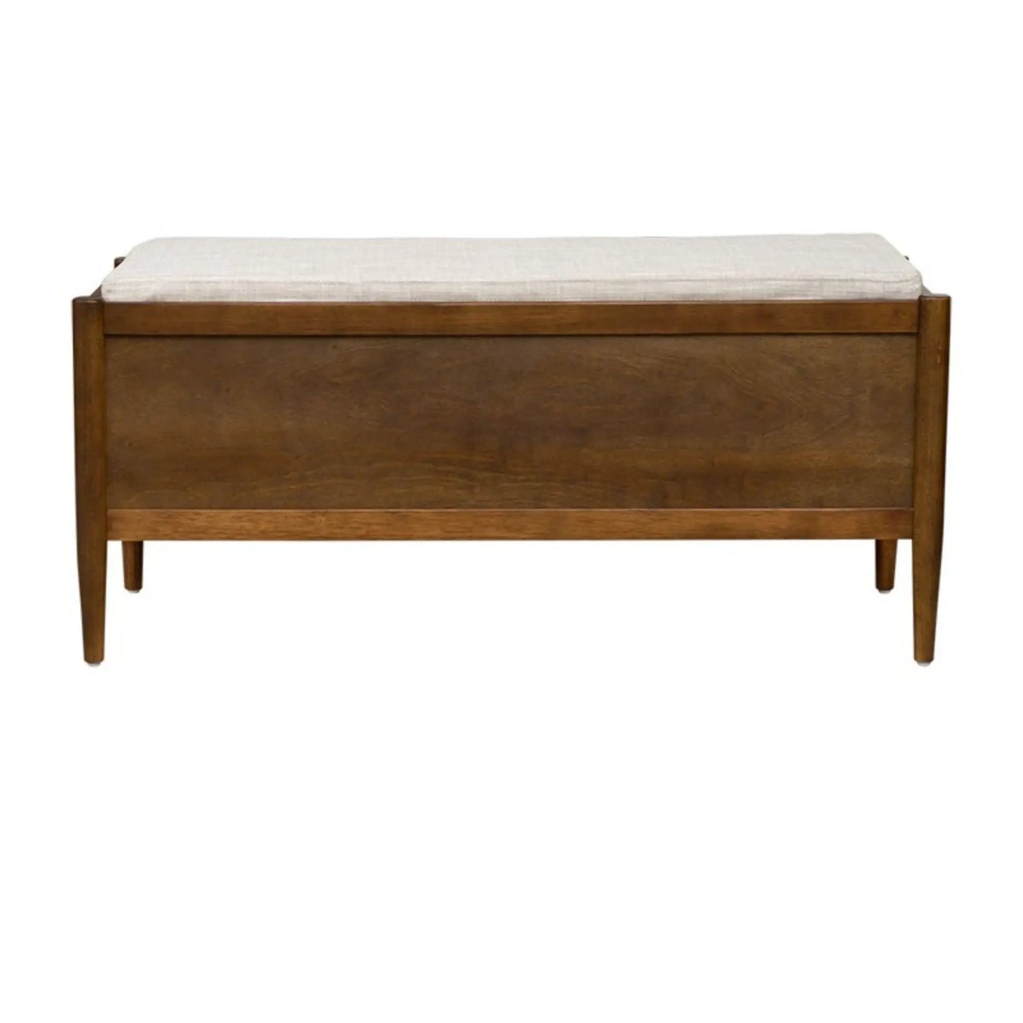 Accent Storage Bench With Upholstered Cushion