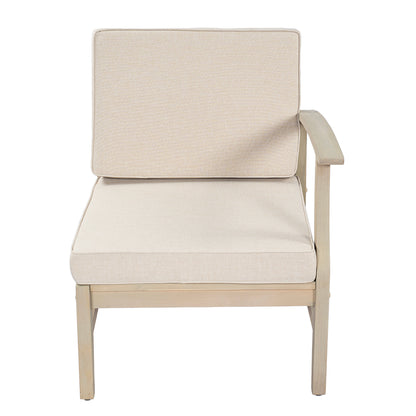 Perla 5 Piece Patio Sofa Set and Acacia Wood