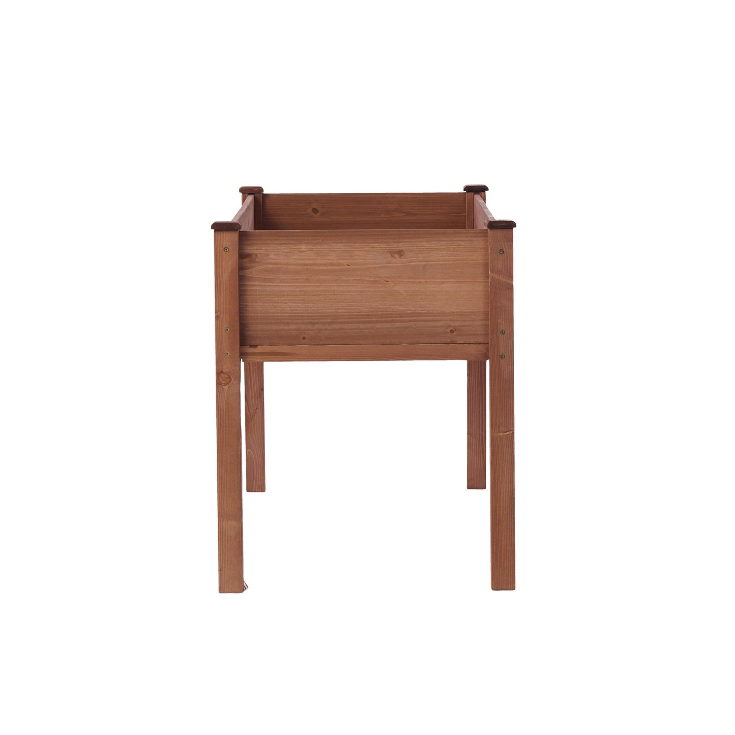 Solid Wood Raised Garden Bed and Wide Frame