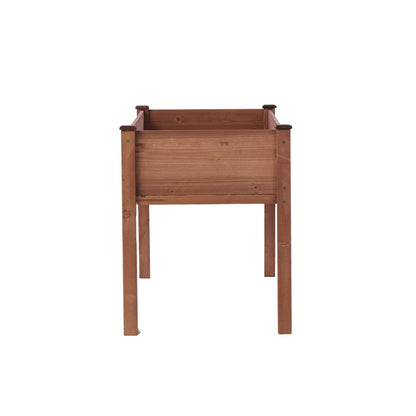 Solid Wood Raised Garden Bed and Wide Frame