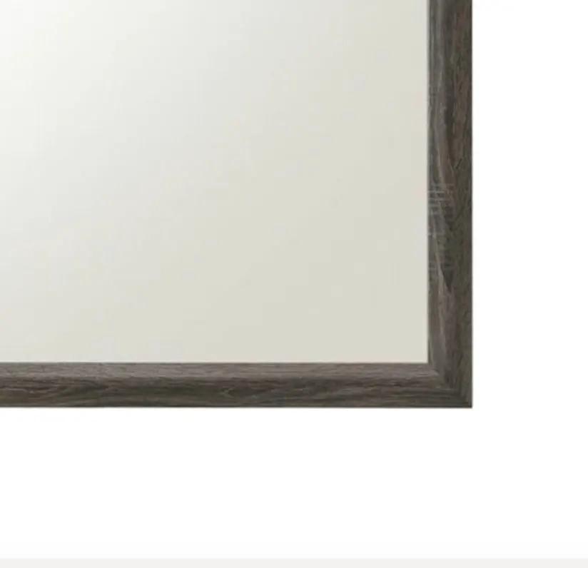 Valdemar weathered gray mirror with wood frame by Unique Piece Furniture, mirrors on Tampa Home & Garden Store