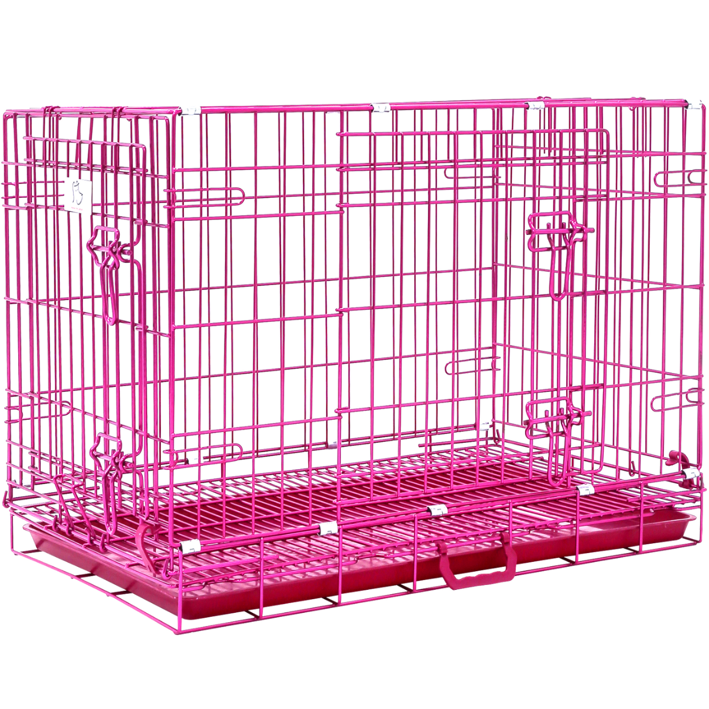 24-42" Collapsible Pink Dog Crate RED24-42 - Tampa Home & Garden Store