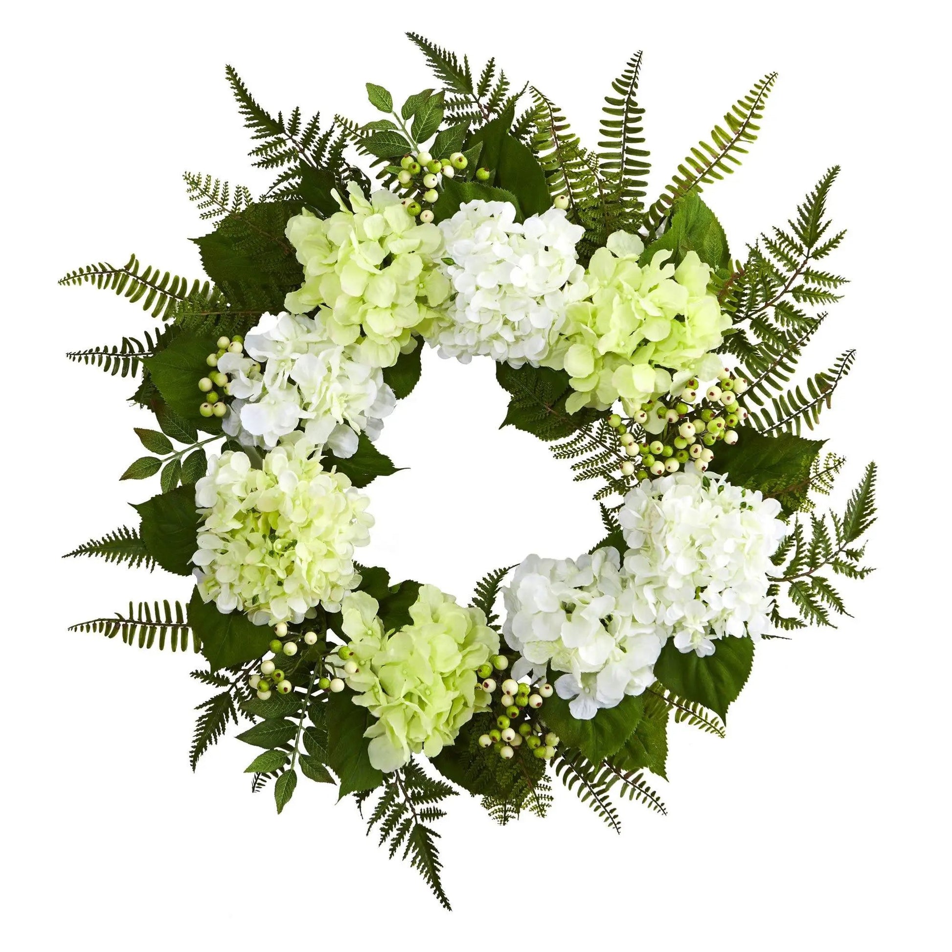 24” Hydrangea Berry Wreath - Tampa Home & Garden Store