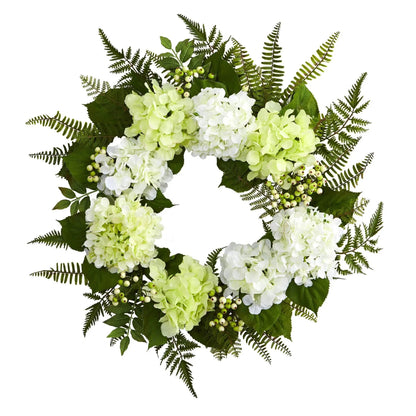 24” Hydrangea Berry Wreath - Tampa Home & Garden Store