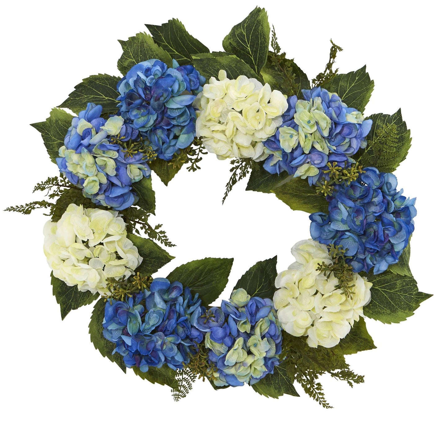 24” Hydrangea Wreath - Tampa Home & Garden Store