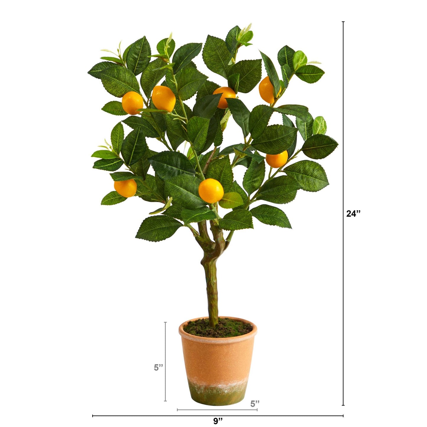 24” Lemon Artificial Tree - Tampa Home & Garden Store