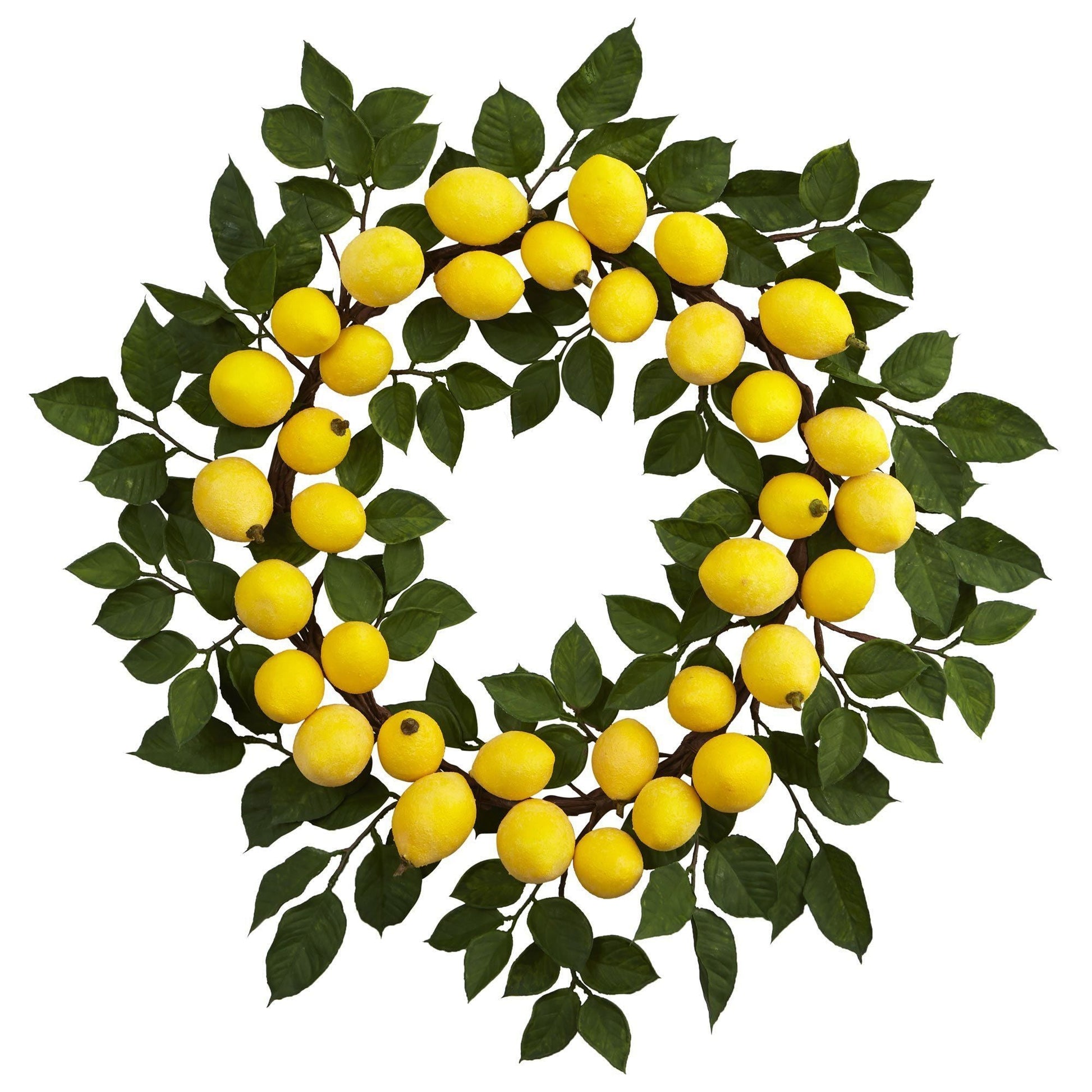 24” Lemon Wreath - Tampa Home & Garden Store