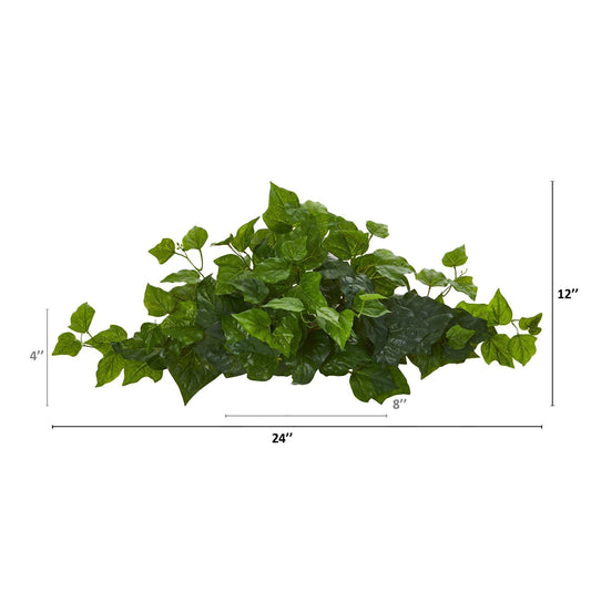 24” London Ivy Artificial Ledge Plant (Real Touch) - Tampa Home & Garden Store