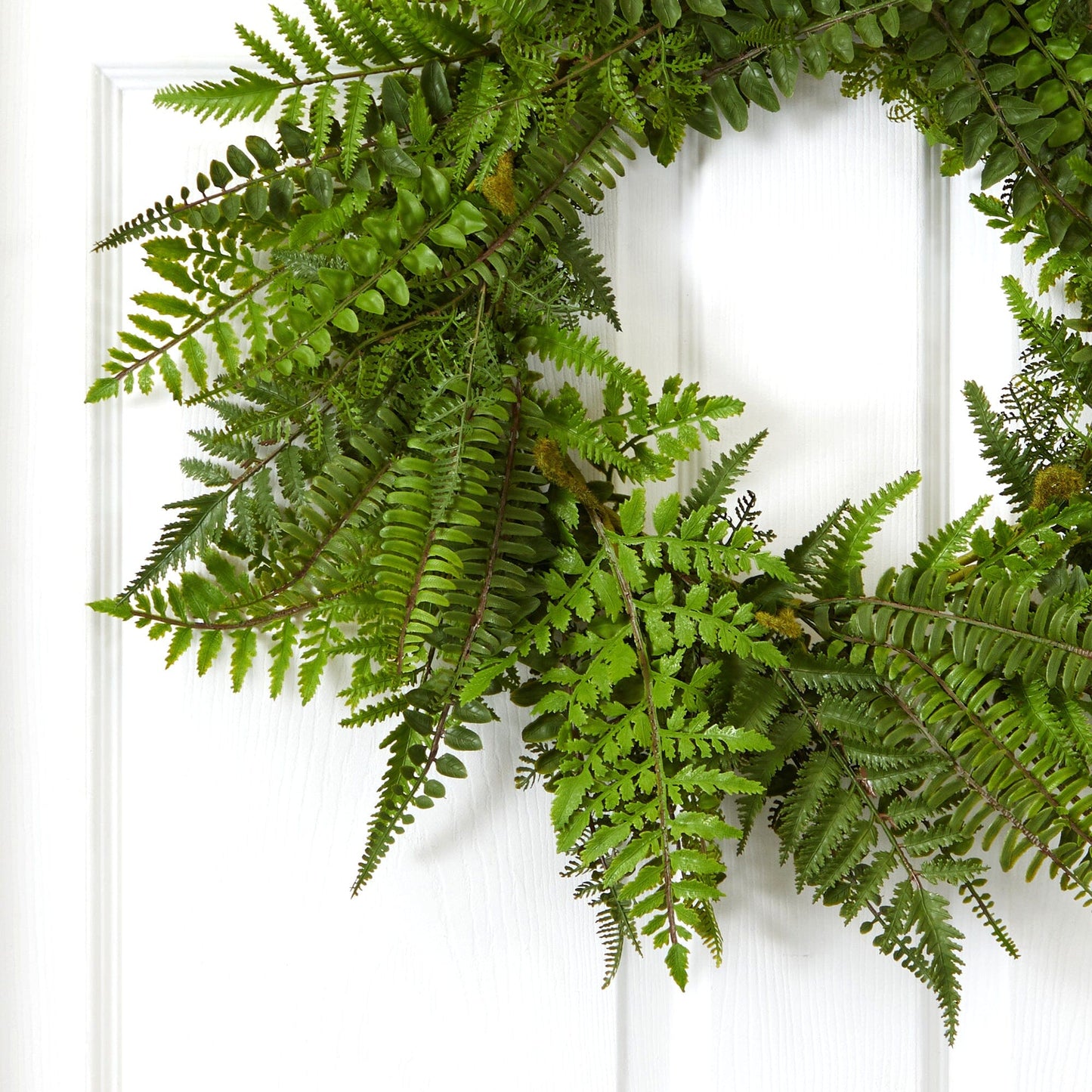 24” Mixed Fern Wreath - Tampa Home & Garden Store