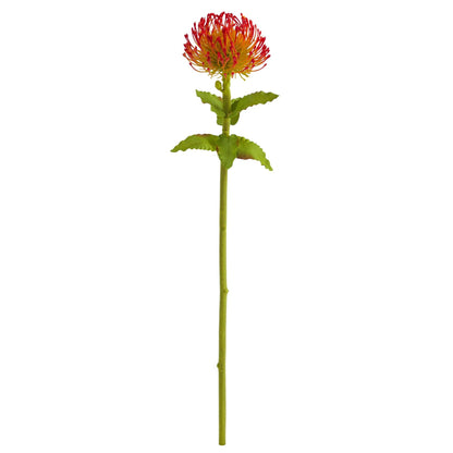 24” Pincushion Artificial Flower (Set of 6) - Tampa Home & Garden Store