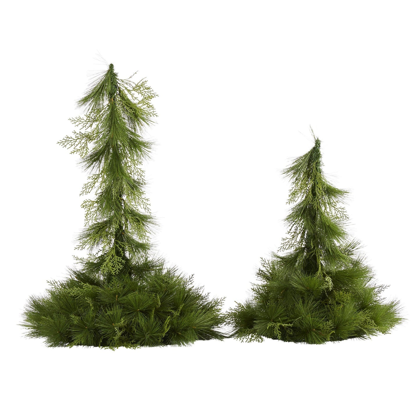24” and 36” Table Top/Hanging Artificial Christmas Decor (Set of 2) - Tampa Home & Garden Store