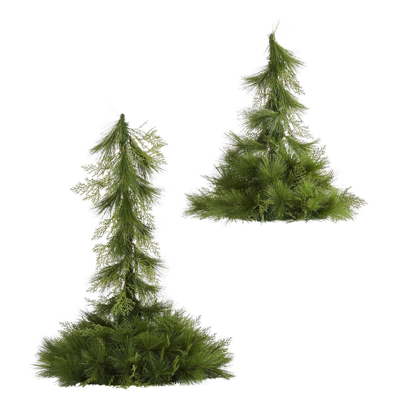 24” and 36” Table Top/Hanging Artificial Christmas Decor (Set of 2) - Tampa Home & Garden Store