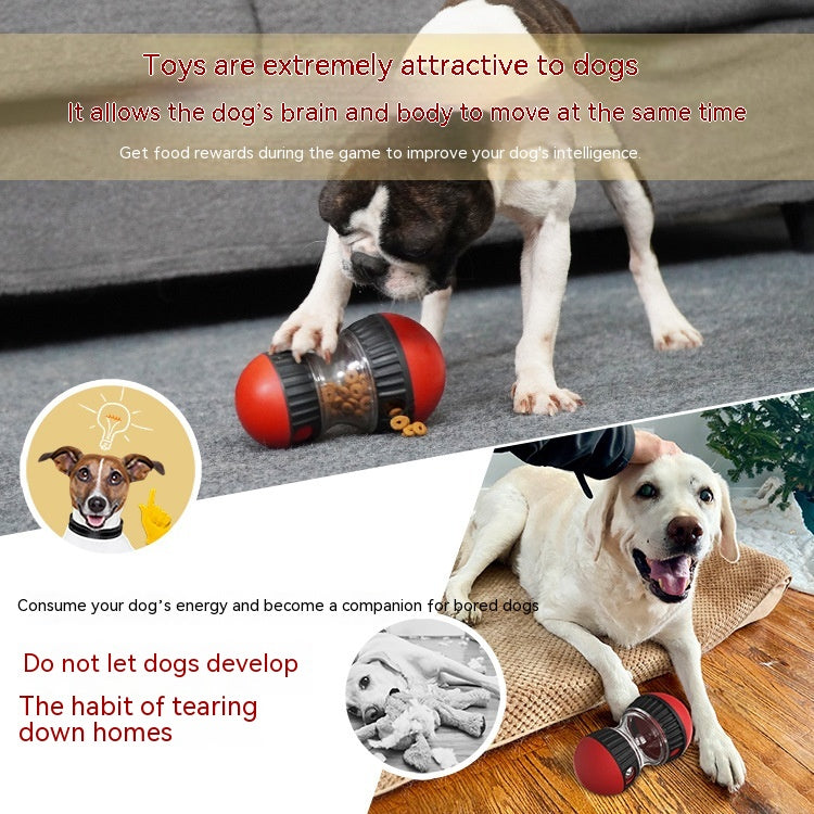 Food Dispensing Dog Toy Tumbler red and black by Sell My Stuff, feeder on Tampa Home & Garden Store