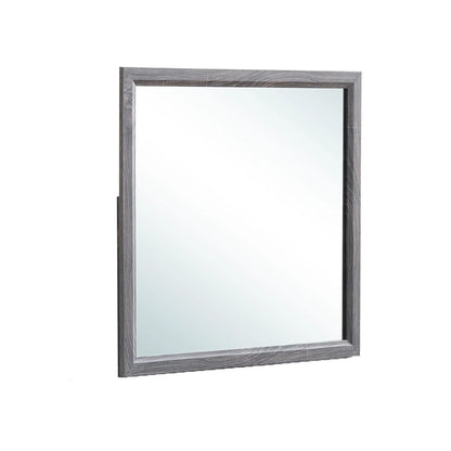 Mirage Mirror With Wood Trim for Dresser