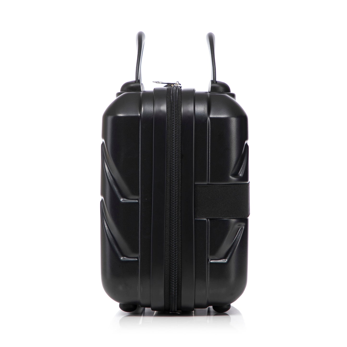 2-piece ABS spinner luggage set by HouseOfZazla in black with dual upright handles on Tampa Home & Garden Store
